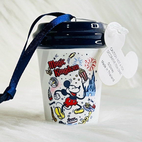 Mickey Mouse Starbucks Cup Ornament – Magic Kingdom - Picture 4 of 7